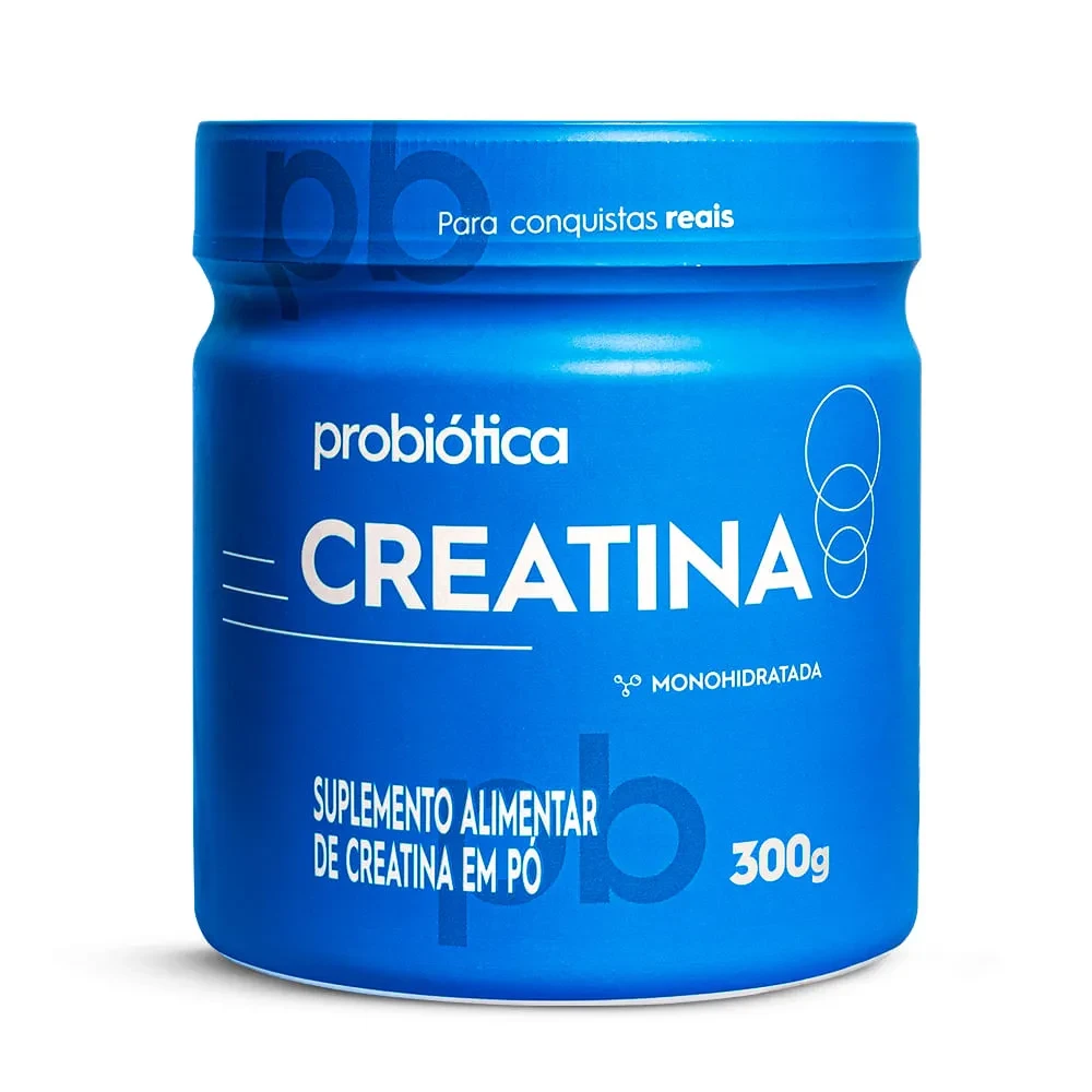 Creatina Pura Probiótica 300 g Pote