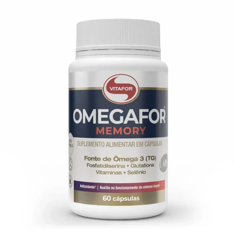 Omegafor Memory 1000mg Vitafor 60 Cápsulas