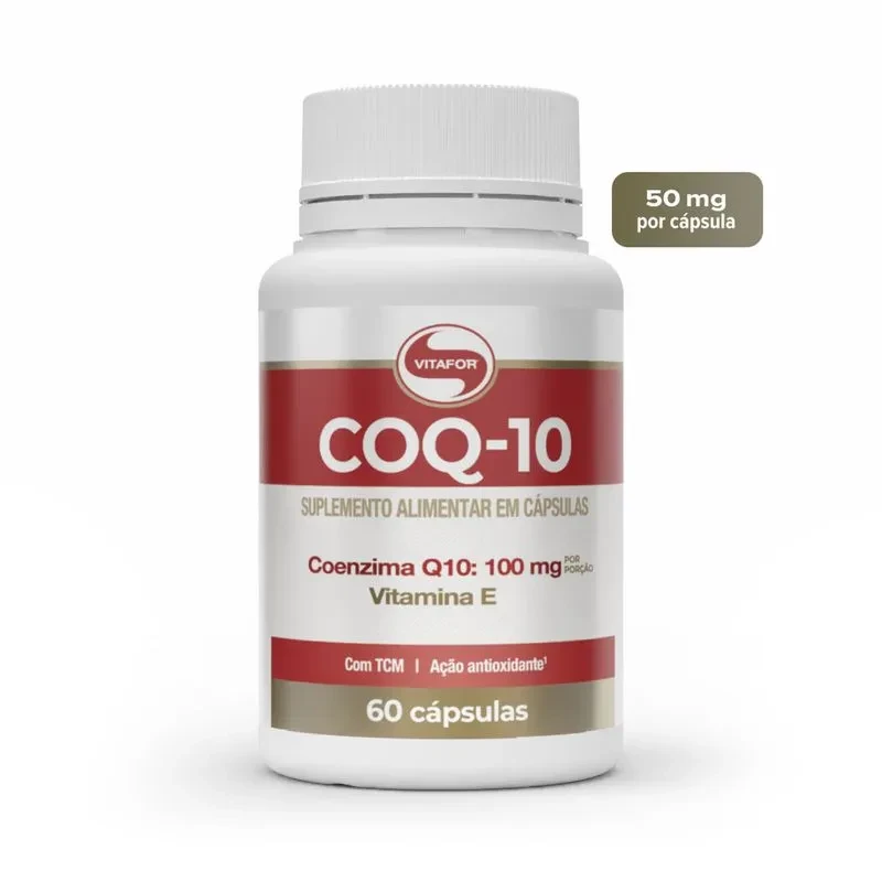 Coenzima Q10 100mg Vitafor 60 Cápsulas