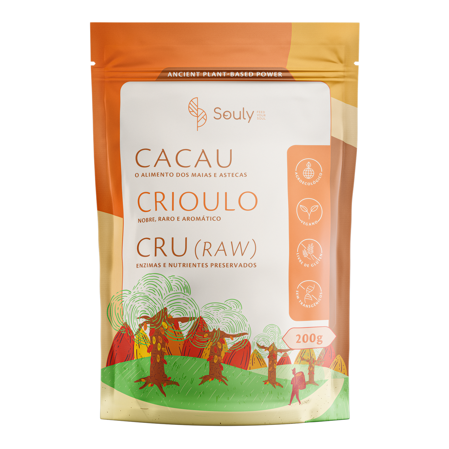 Cacau Crioulo em Pó Souly 200g
