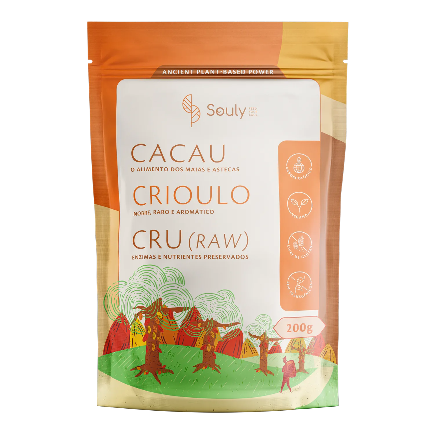 Cacau Crioulo em Pó Souly 200g
