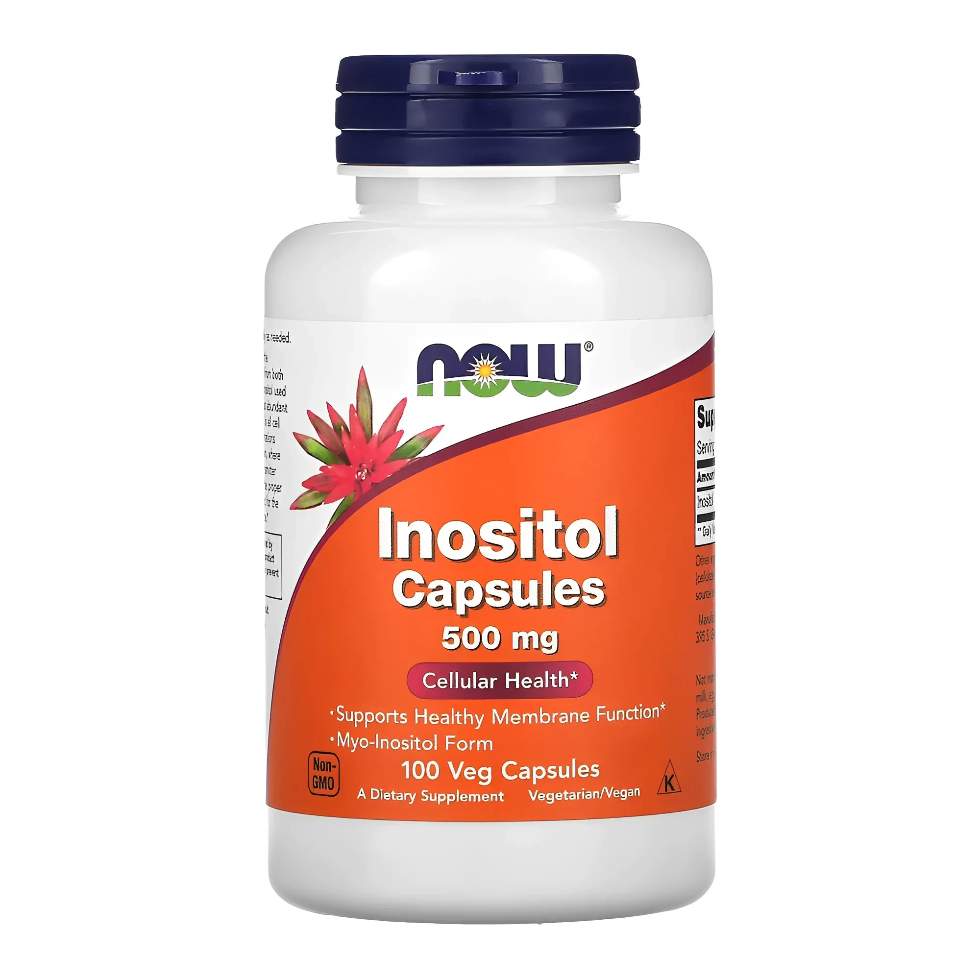 Inositol 500mg Now Foods 100 Cápsulas
