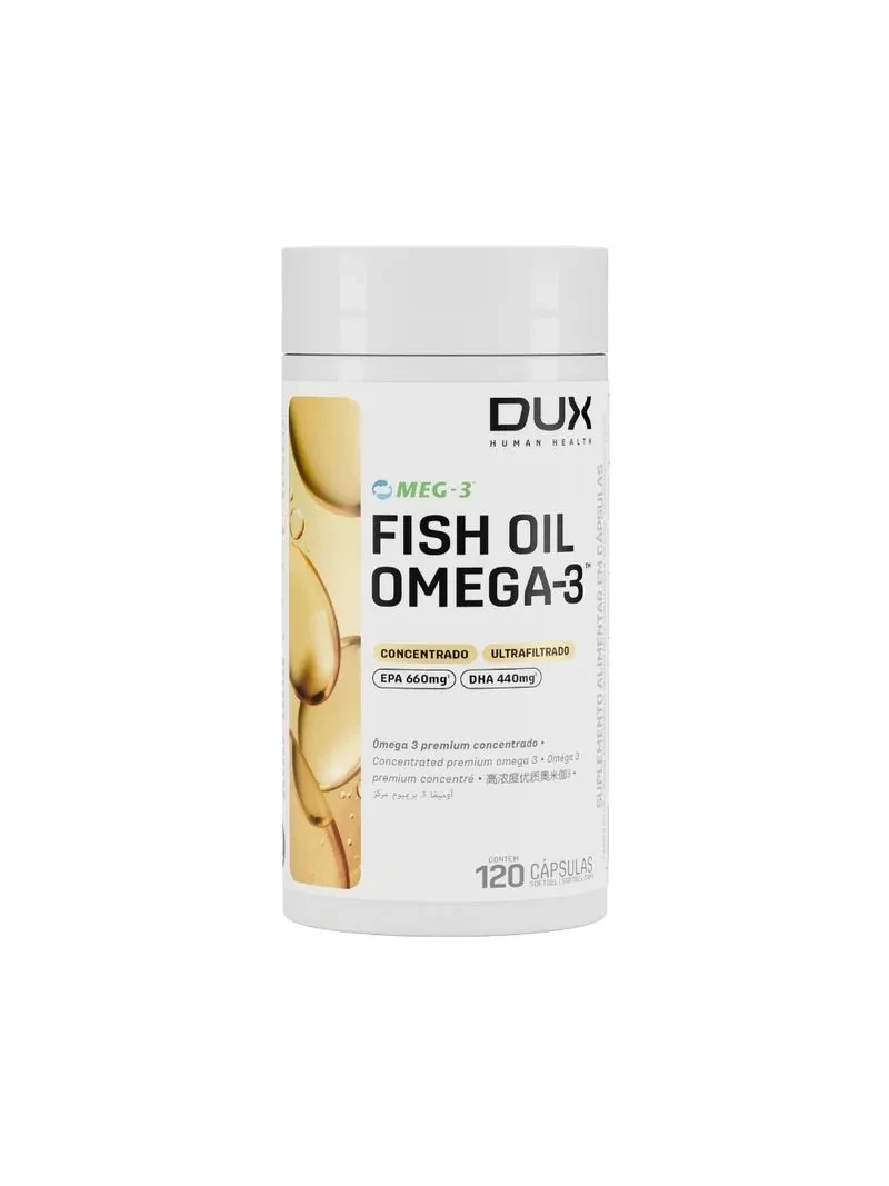 Fish Oil Concentrado DUX Human Health 120 Cápsulas