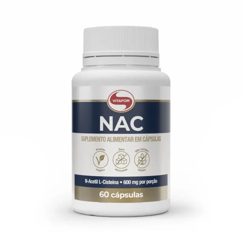 NAC 600mg Vitafor 60 Cápsulas