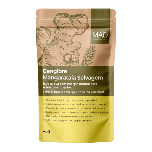 Gengibre Mangarataia Selvagem em Pó MAD 45g