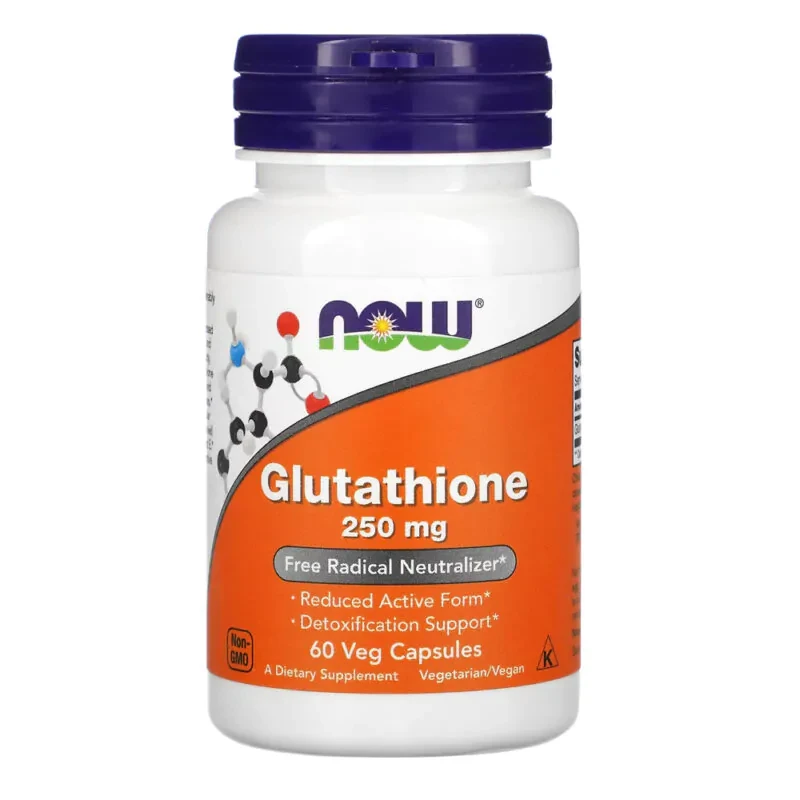 Glutationa 250mg Now Foods 60 Cápsulas