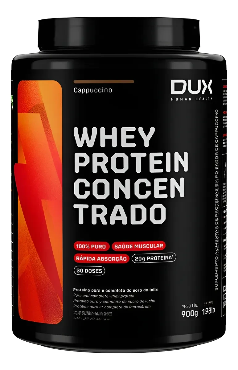 Whey Protein Concentrado Cappuccino DUX Human Health 900g