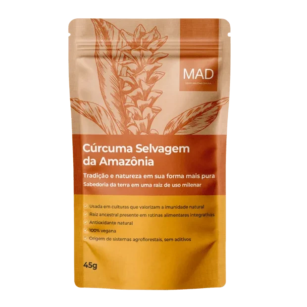 Cúrcuma Selvagem em Pó MAD 45g