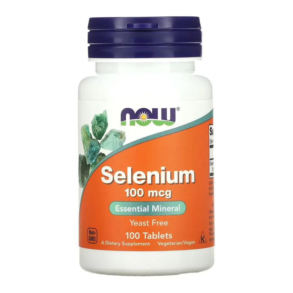 Selênio 100mcg Now Foods 100 Tabletes