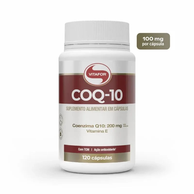 Coenzima Q10 200mg Vitafor 120 Cápsulas