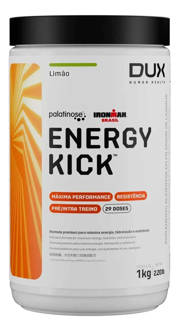 Energy Kick Dux Limão Pote 1kg